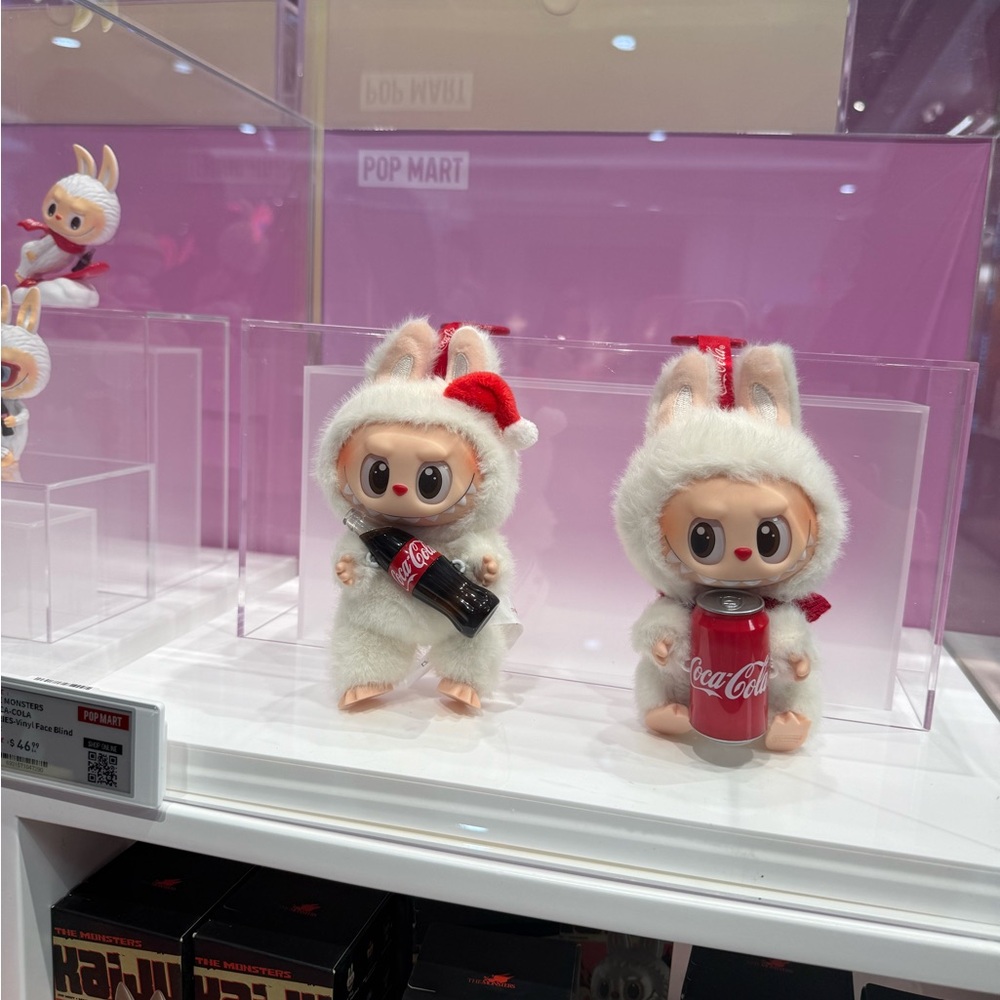 Coca-Cola Bunny Figure - White